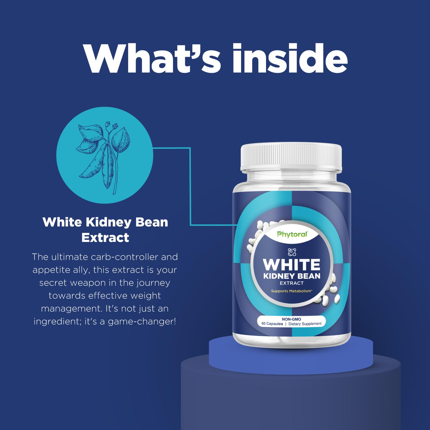 Phytoral packaging front highlights natural wellness and simple supplementation.