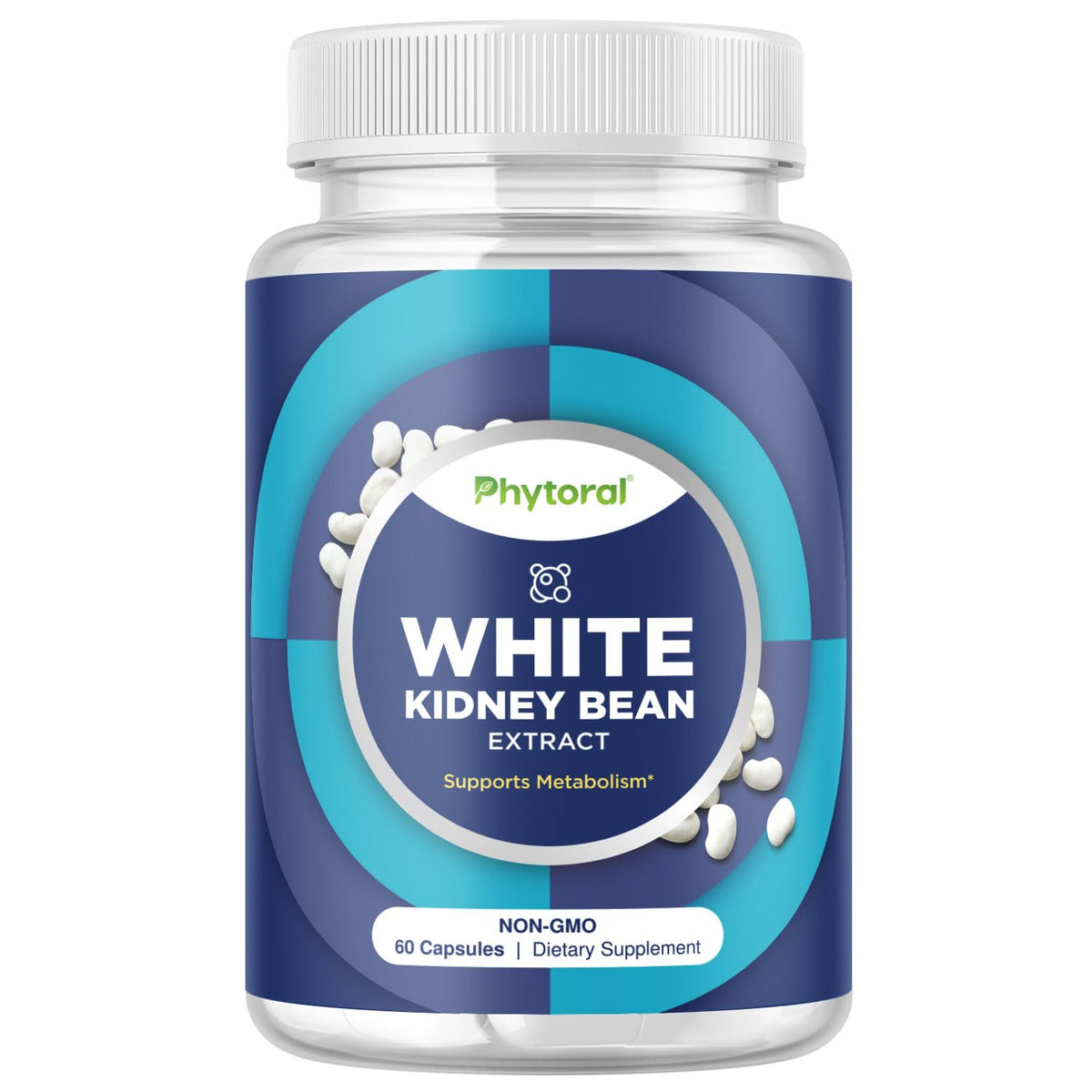 Phytoral White Kidney Bean Extract capsules for natural carb management.