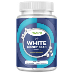 Phytoral white kidney bean extract capsules for carb management