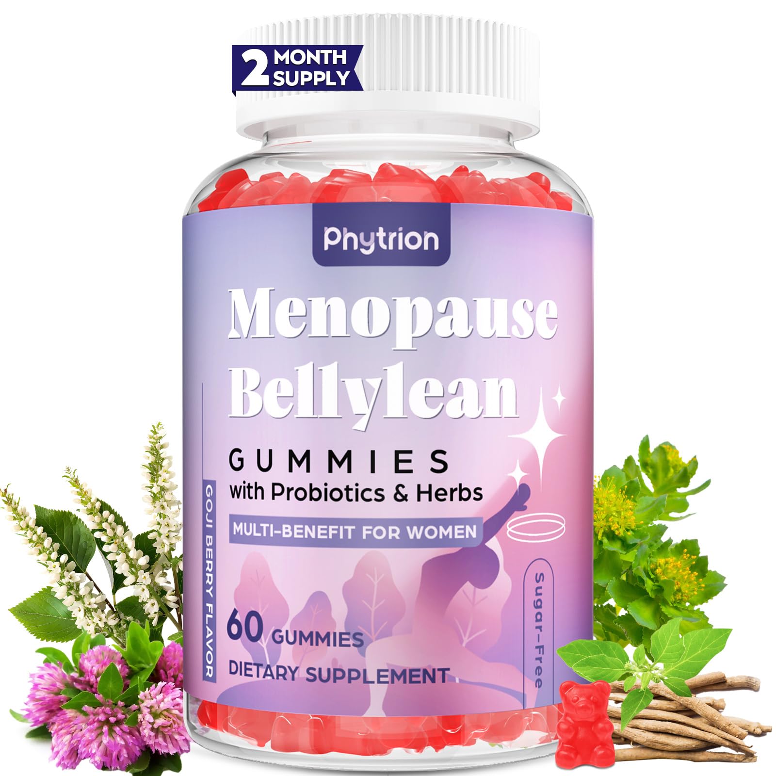 Phytrion menopause balance bottle pour—daily use for steady energy and comfort.
