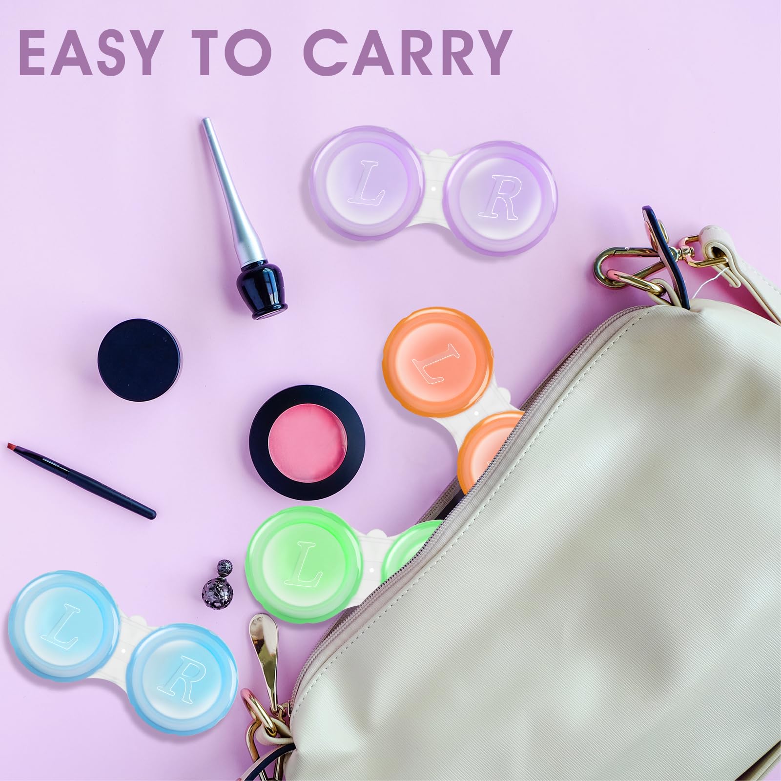 Phyyixs caja-lentes-portatil-compacta, cabe en bolso o bolsillo.