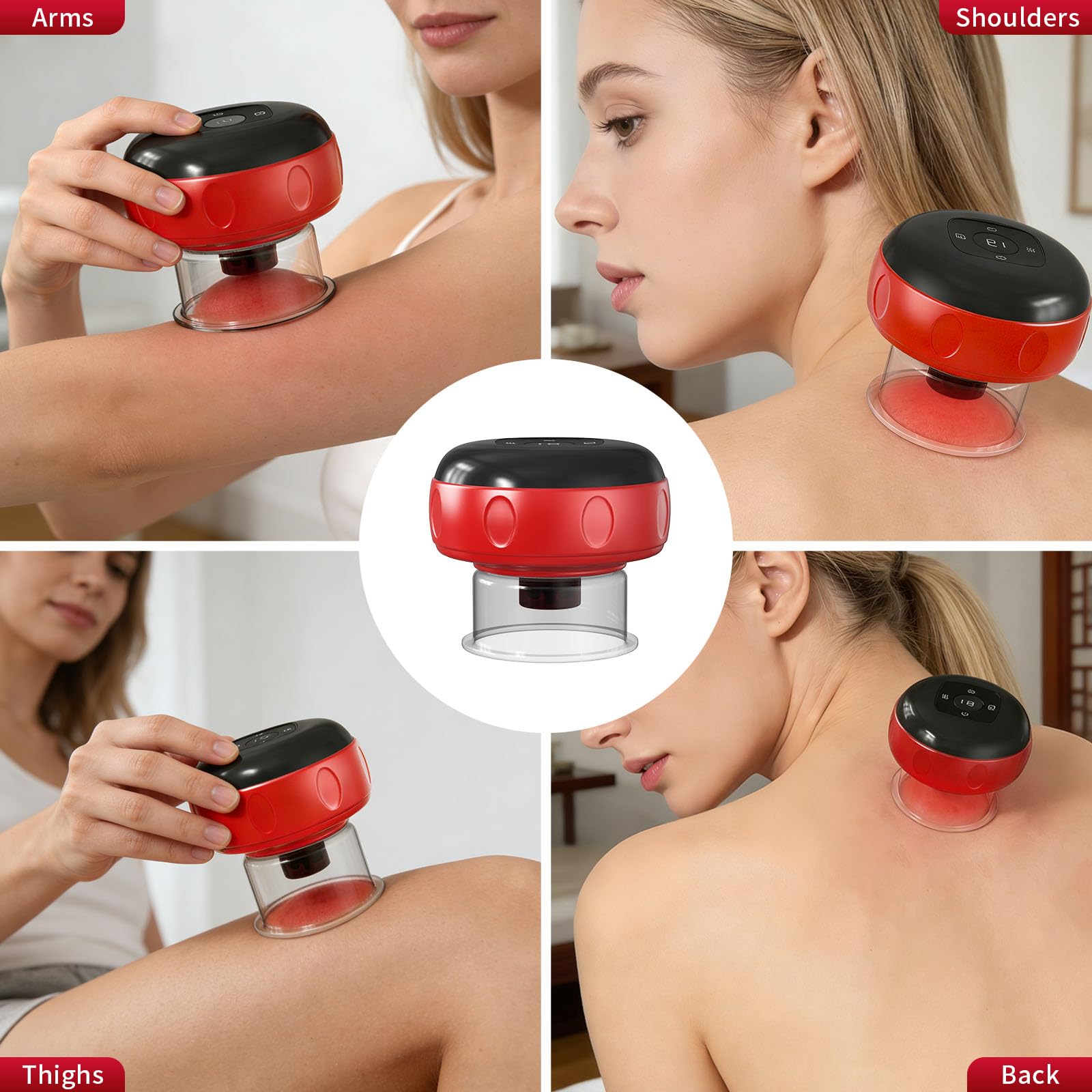 PinaiIon portable electric cupping kit for gym or travel