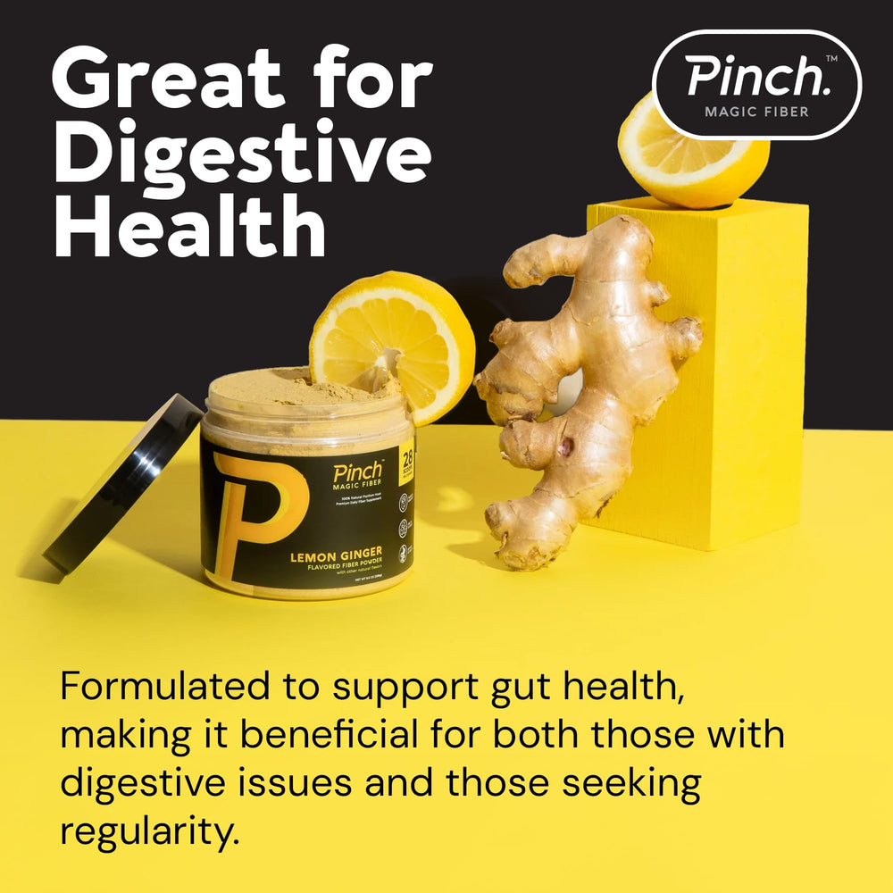 Pinch Magic Fiber Powder scoop and measuring marks for easy daily dosing