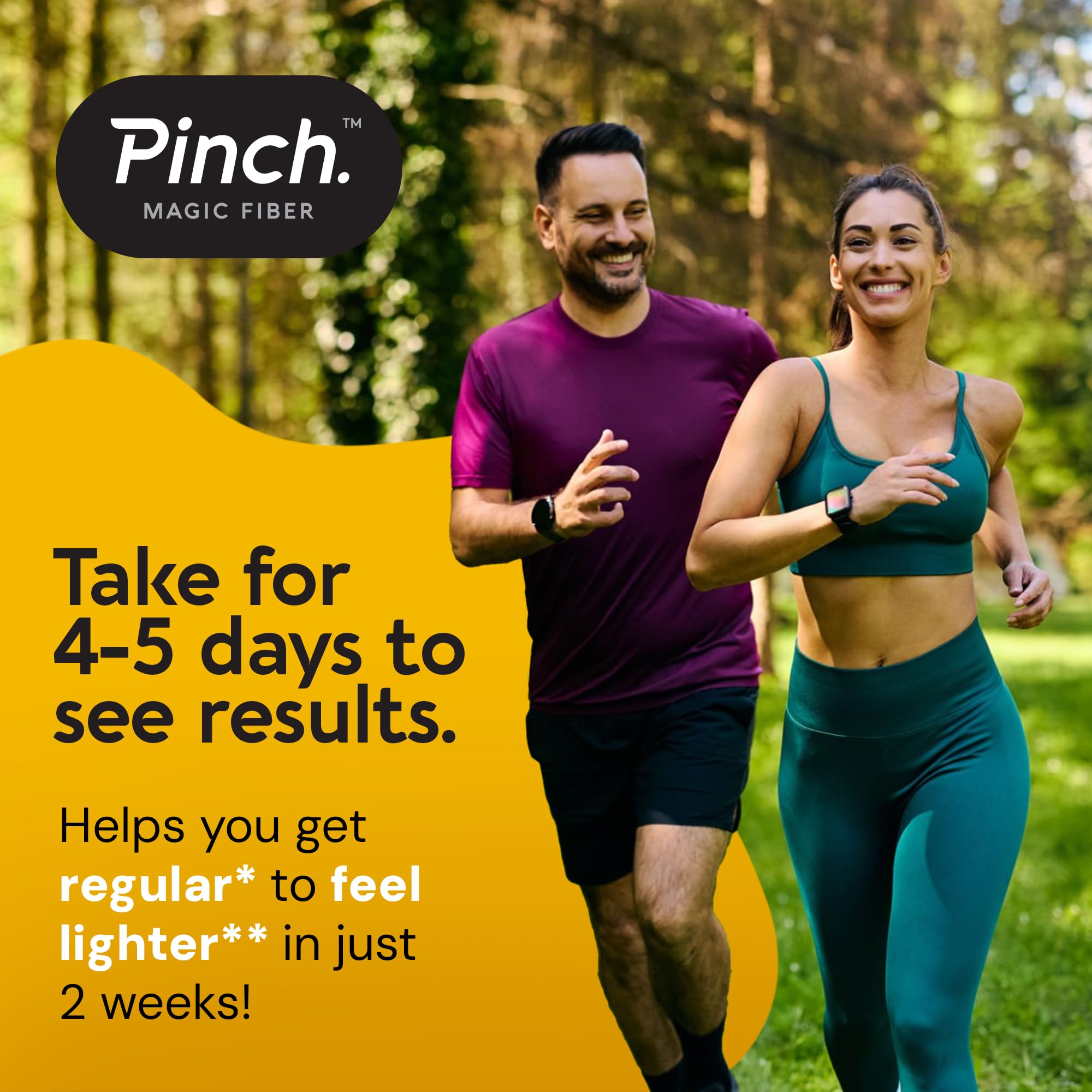 Pinch Magic Sugar Free Fiber Powder dissolves easily in water for daily fiber