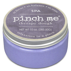 Pinch Me Therapy Dough jar close-up with calming spa aroma.