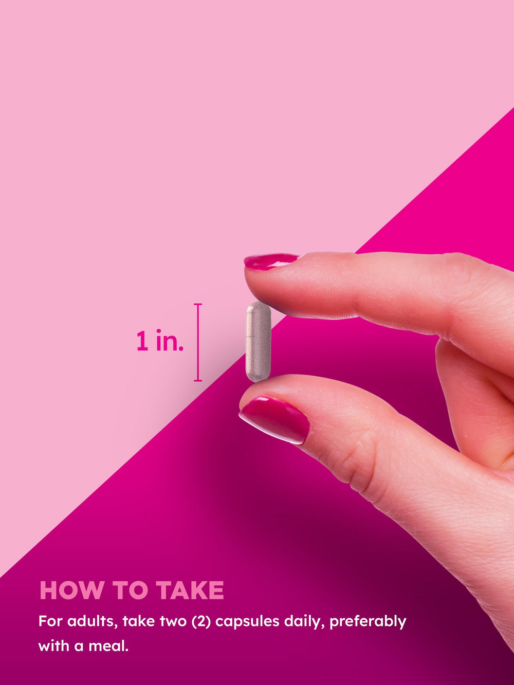 Pink Cranberry Pills packaging box conveys a convenient daily wellness option.