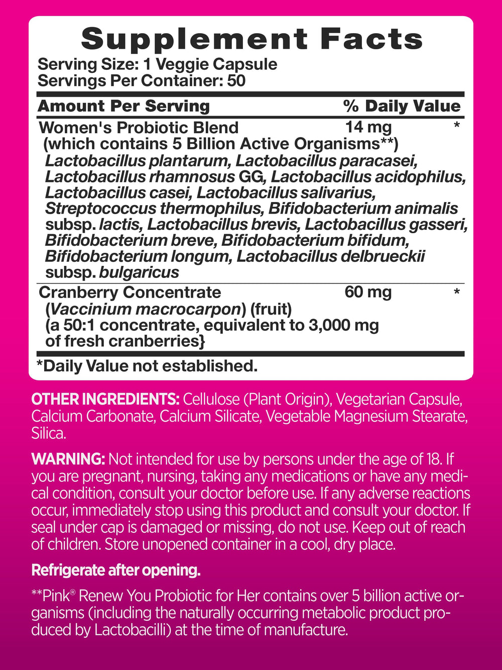 Close-up of PINK Probiotics capsules supporting gut health during daily routines.