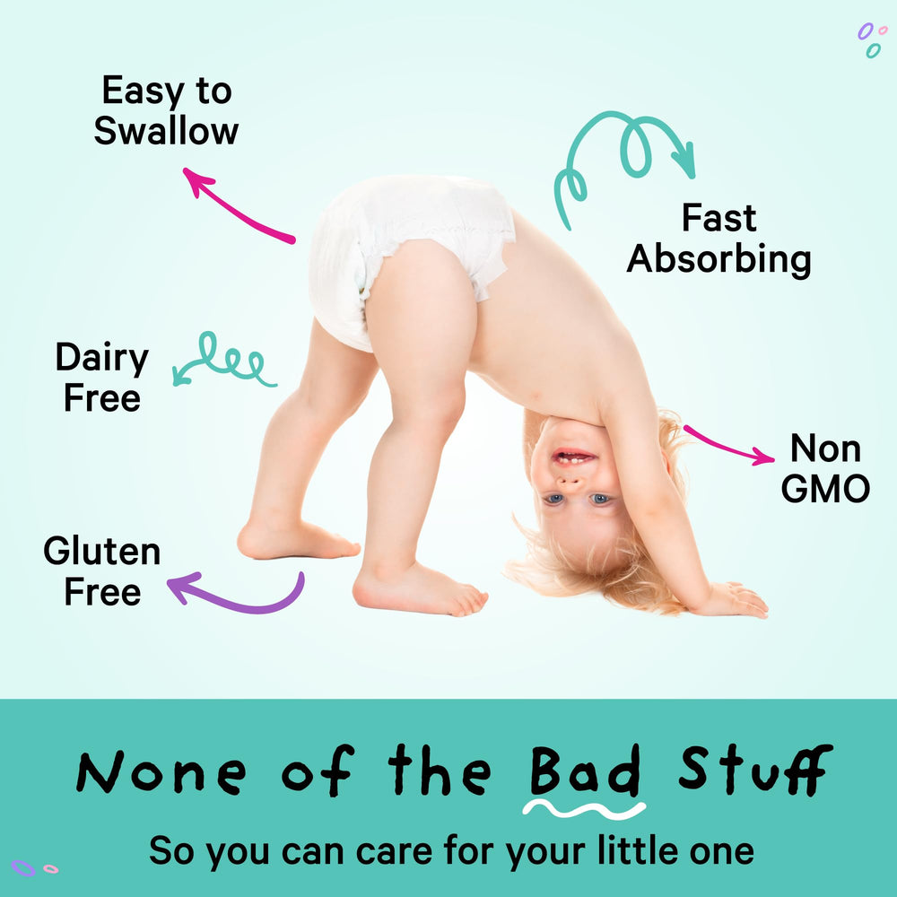 Pink Stork Baby D Drops may help immune function in early life.