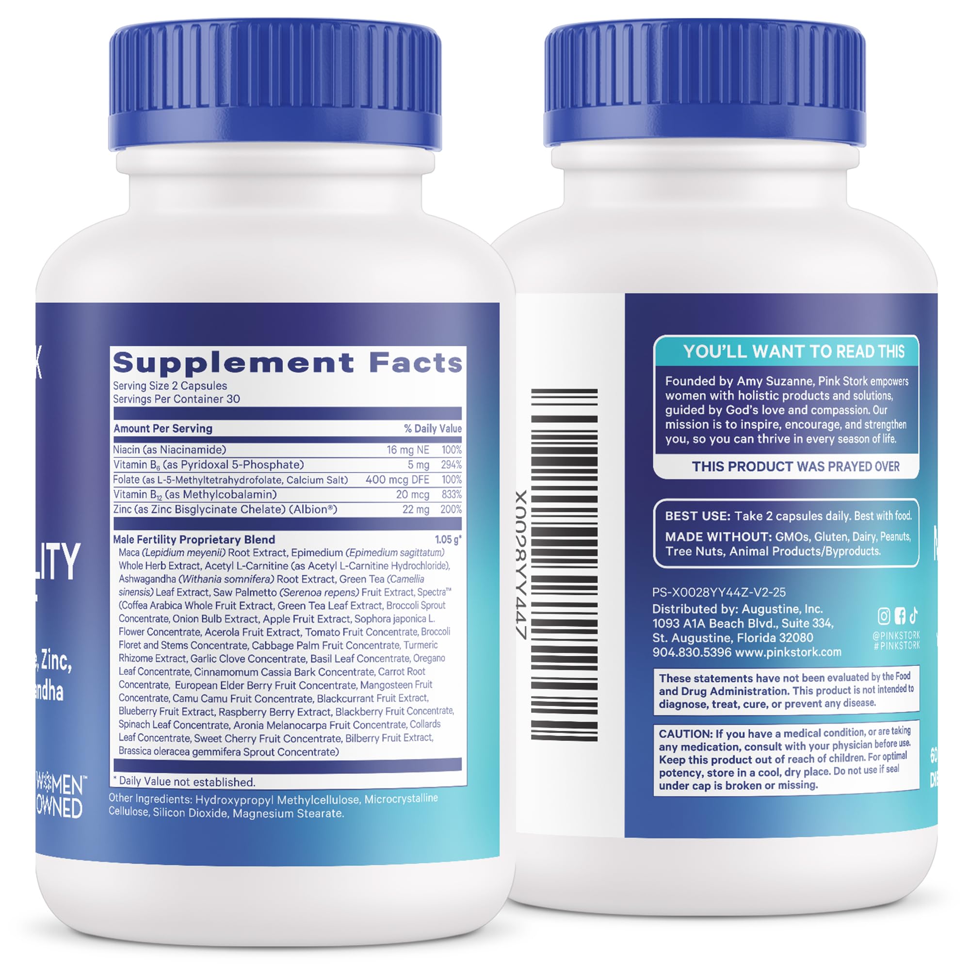 Label close-up emphasizing allergen-free, clean formulation.