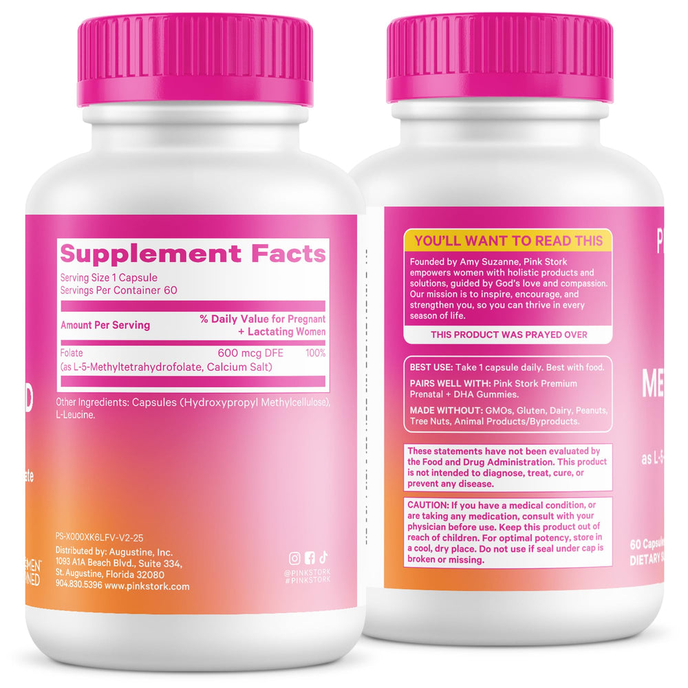 Pink Stork Folate supports a daily wellness ritual for moms-to-be.