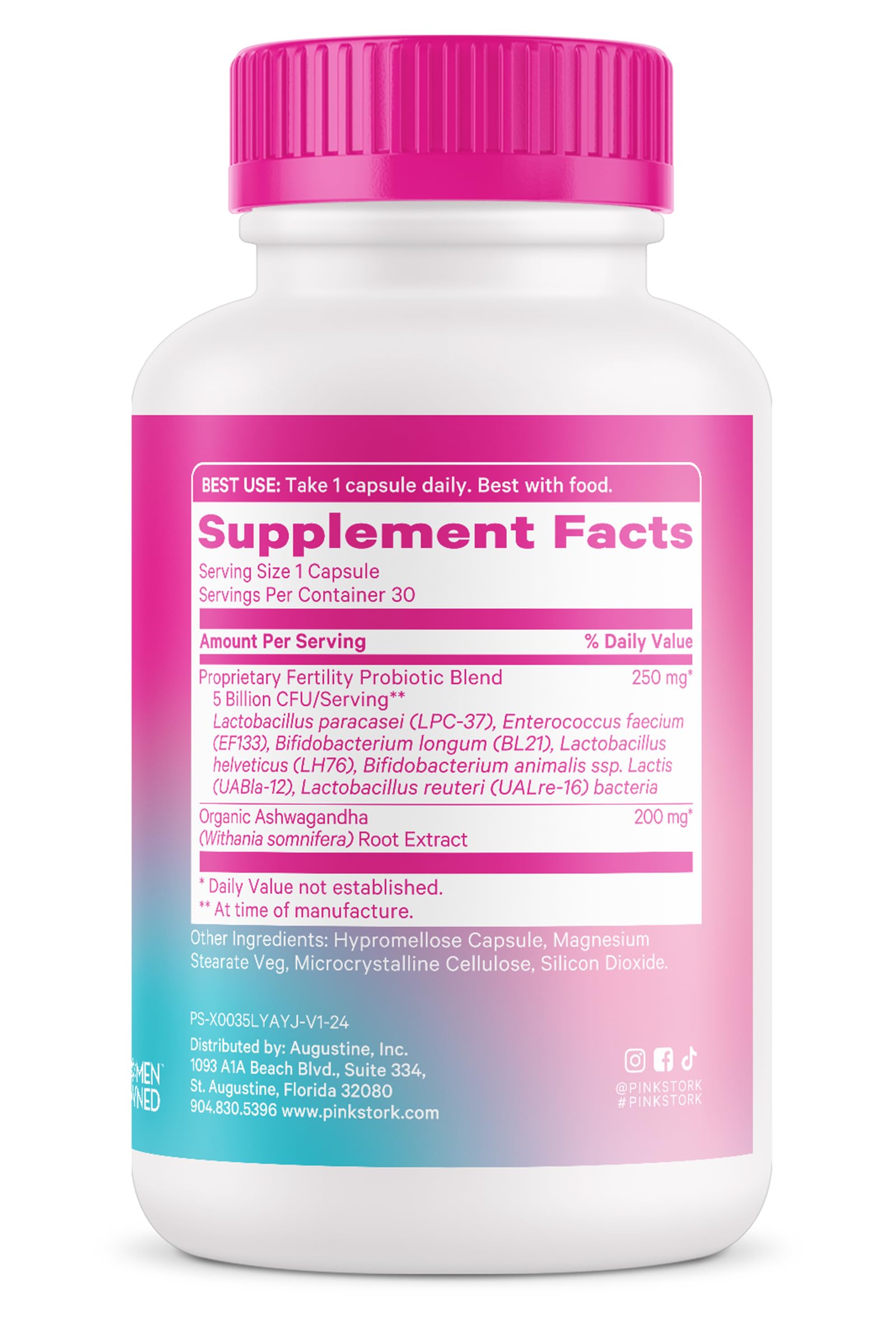Visual of gut health and immune support from Pink Stork probiotics.