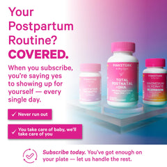 Box packaging of Pink Stork Lactation Probiotic highlighting brand trust and quality.