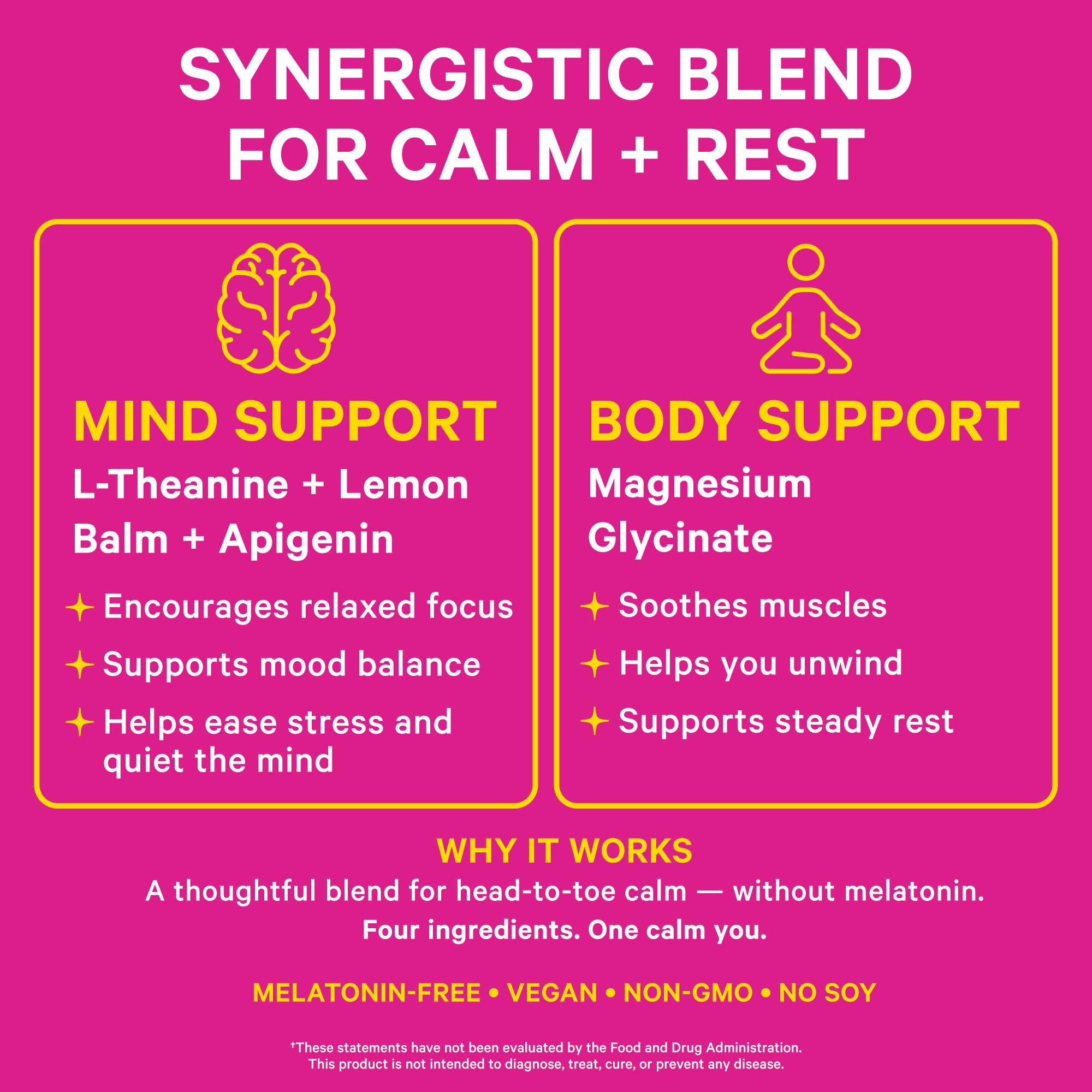 Pink Stork label front showing vegan, cruelty-free, gluten-free formula