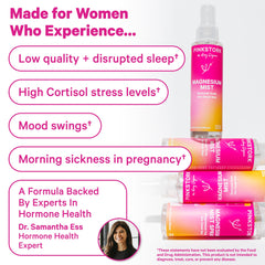 Unscented Pink Stork Magnesium Spray Mist for clean topical use