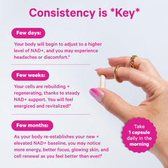 Pink Stork NAD+ UV-protected bottle preserves potency for daily use