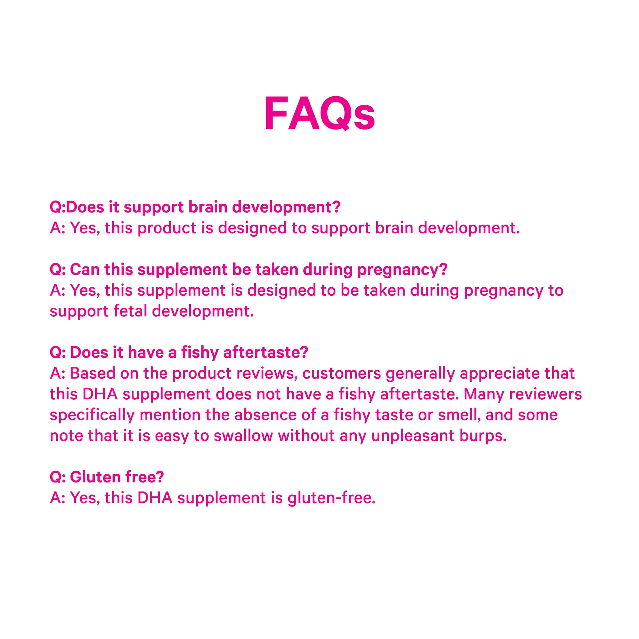 Pink Stork brand logo on omega-3 DHA packaging.