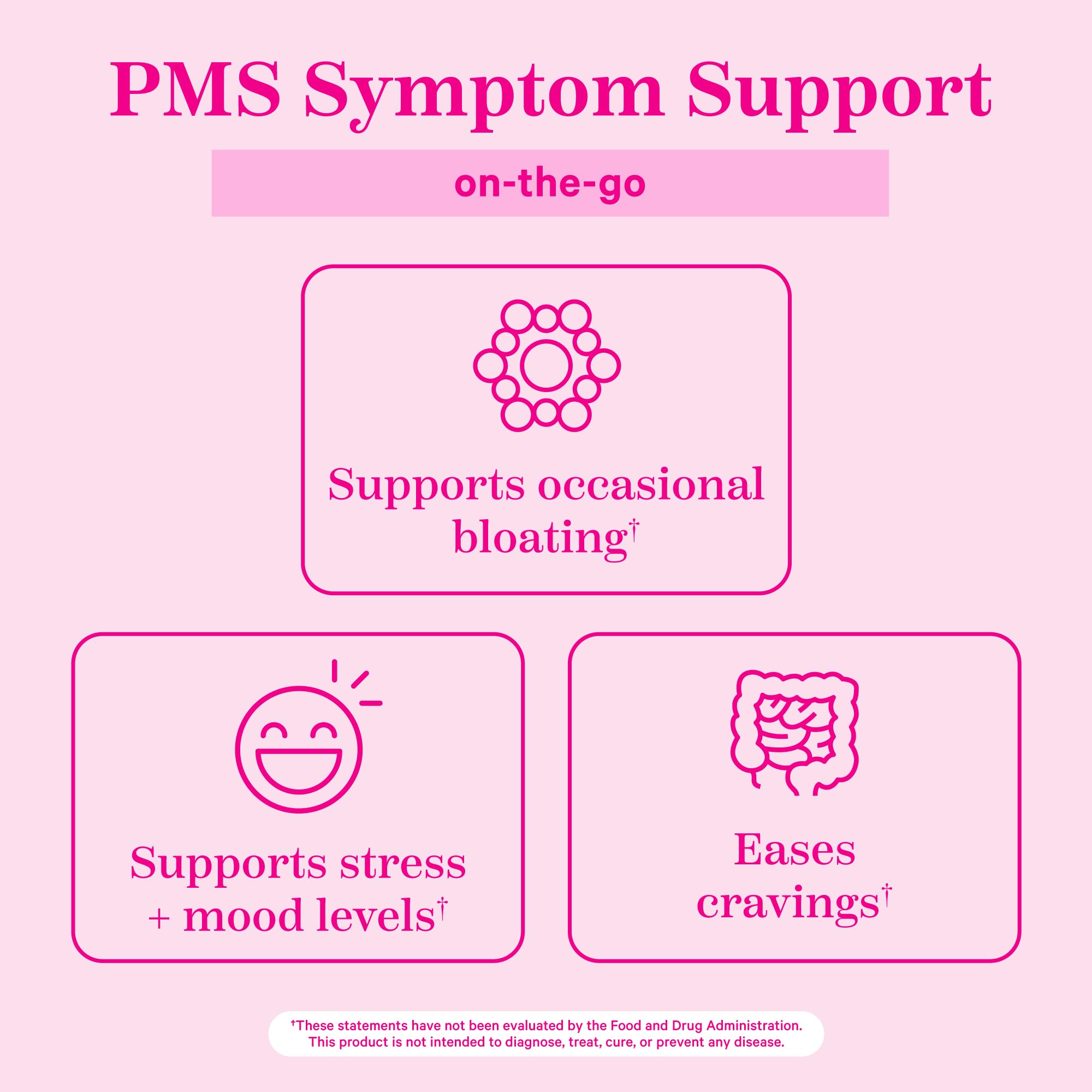 Pink Stork PMS Sweets individually wrapped for discreet use