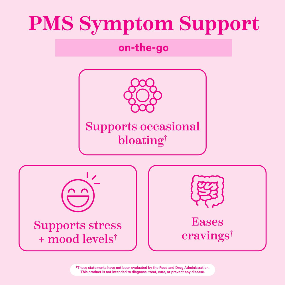 Pink Stork PMS Sweets individually wrapped for discreet use
