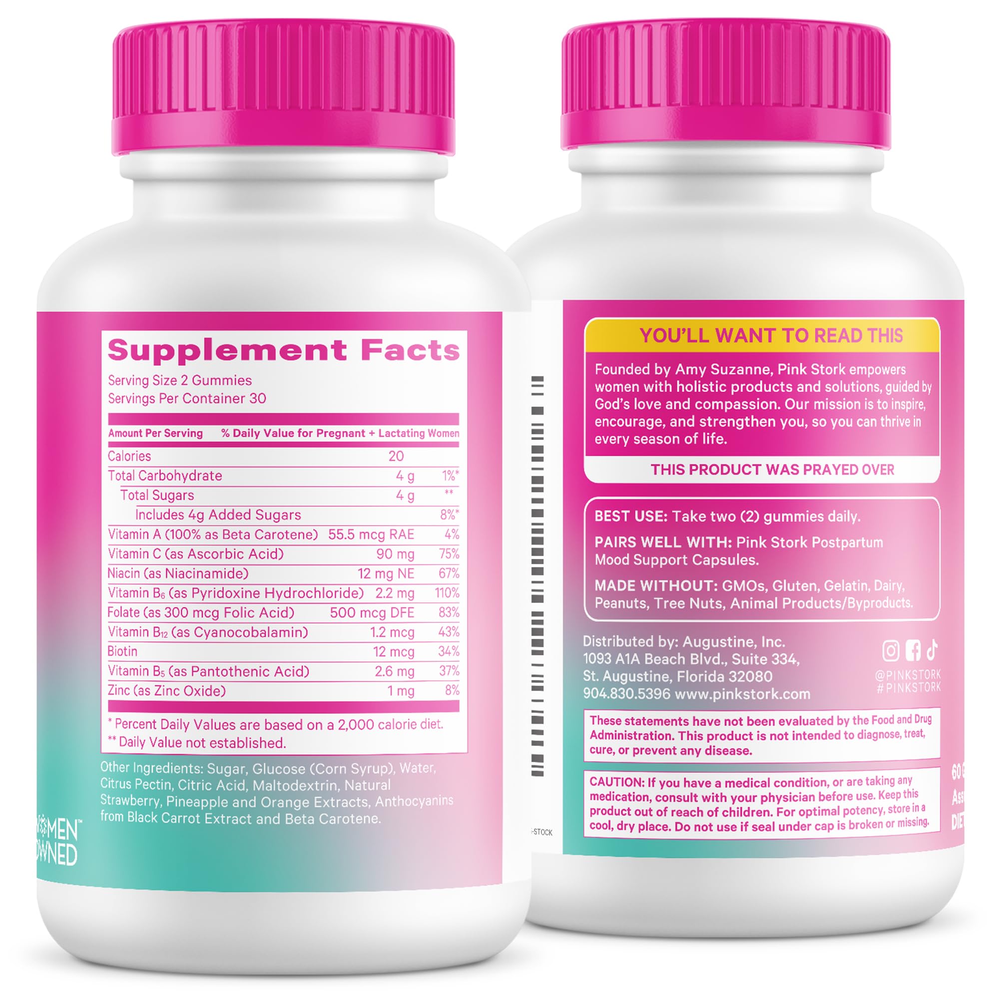 Unboxing Pink Stork Total Postnatal vitamins for new moms