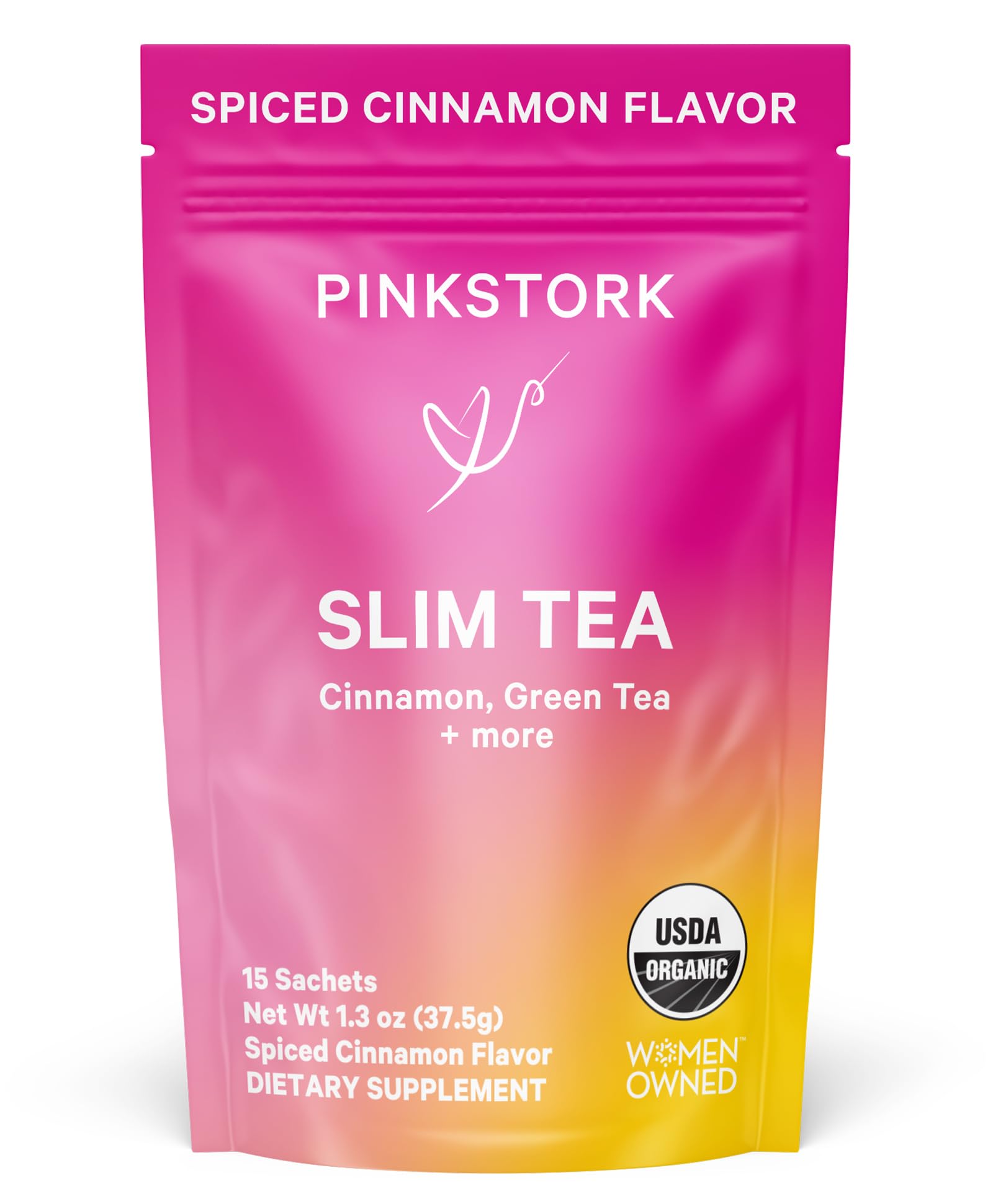 Pink Stork Slim Tea with dandelion root supports gentle digestion and daily wellness.