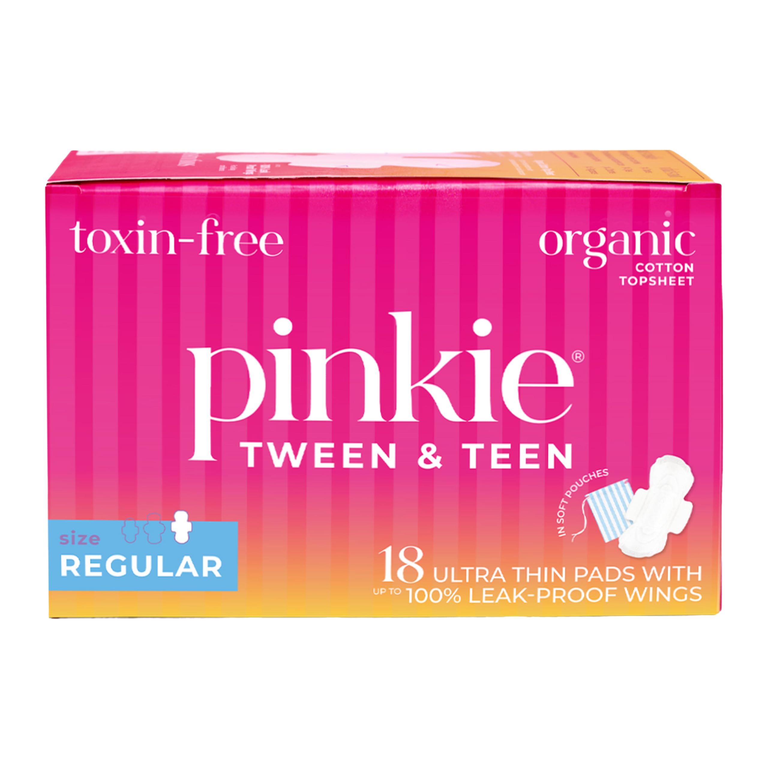 Pad Pinkie Period Starter de 9,6 pulgadas para tween, ajuste cómodo.