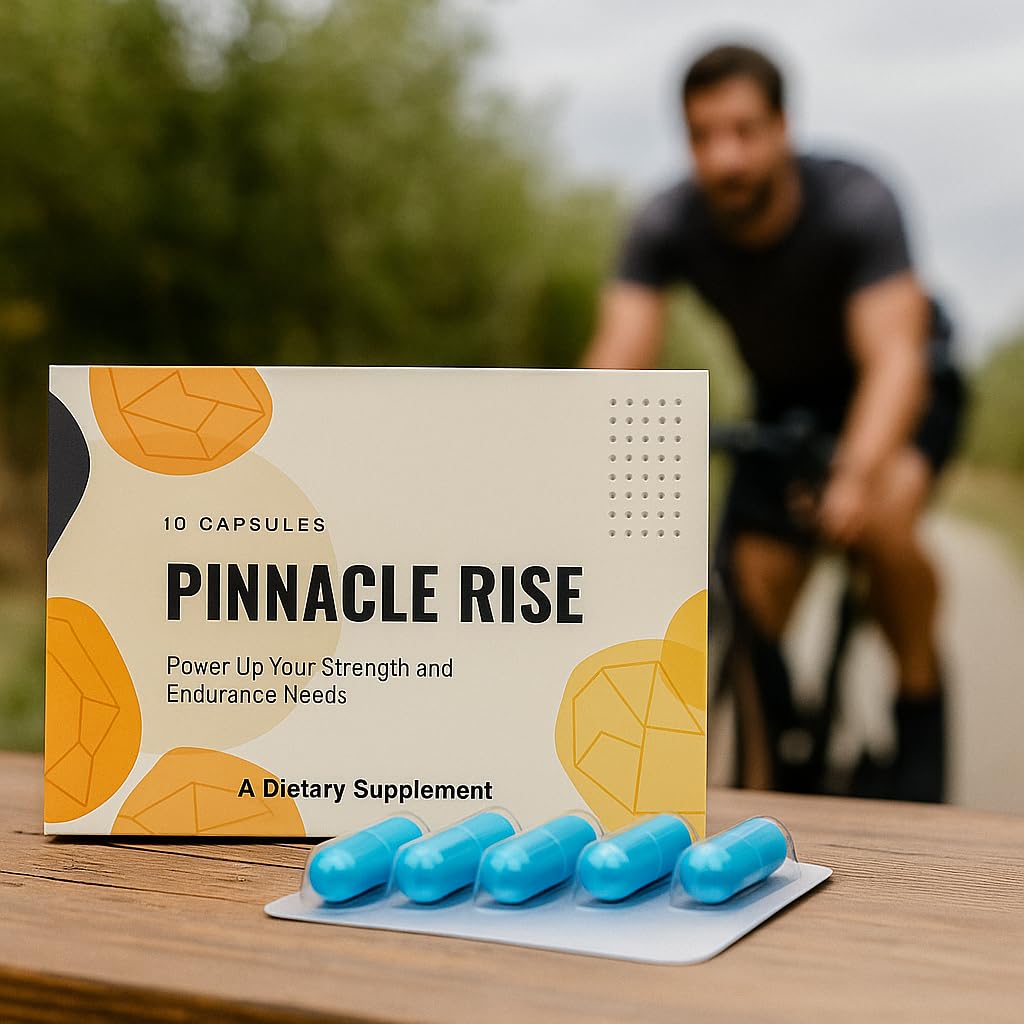 Pinnacle Rise in hand, easy daily supplementation for energy support
