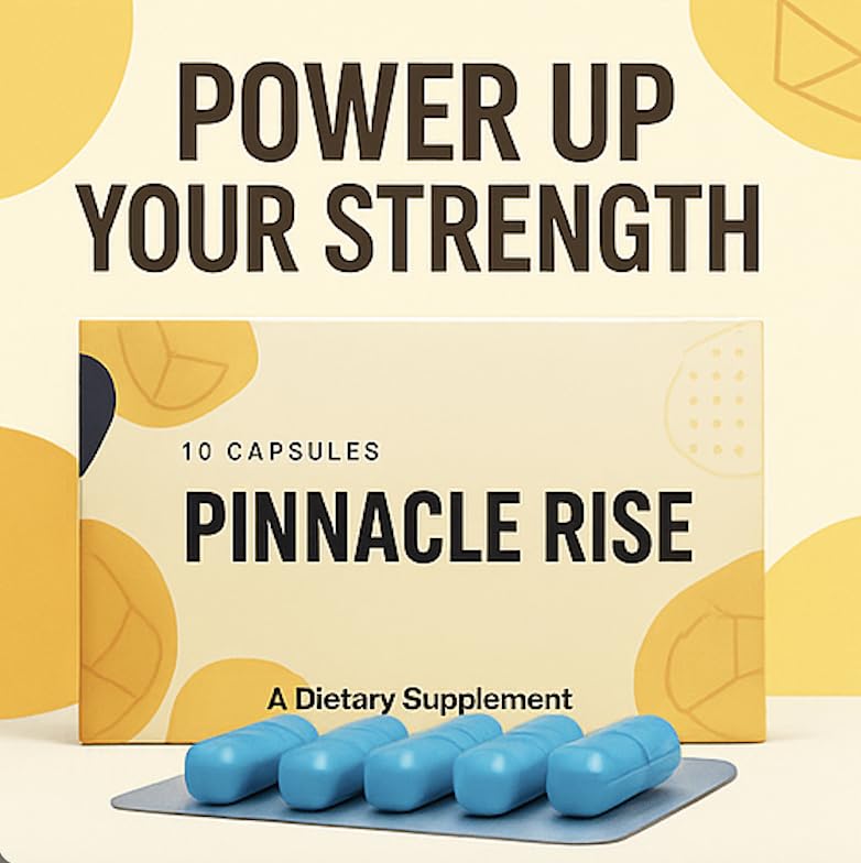 Pinnacle Rise label close-up showcases natural ingredients for daily vitality