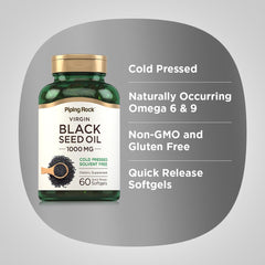 Bottle label detail shows gluten-free and non-GMO seals