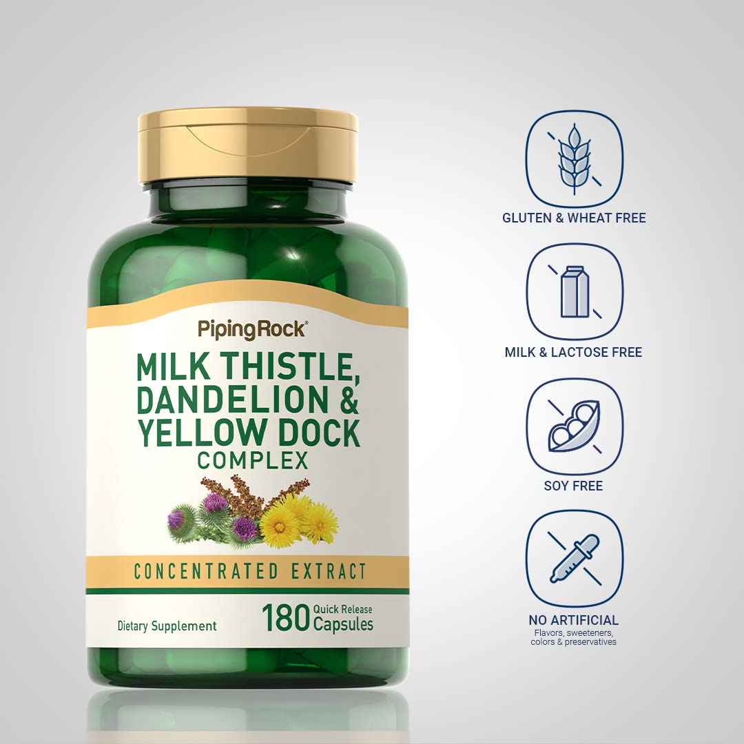 Etiqueta del producto Piping Rock con ingredientes visibles.