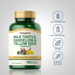 Etiqueta del producto Piping Rock con ingredientes visibles.