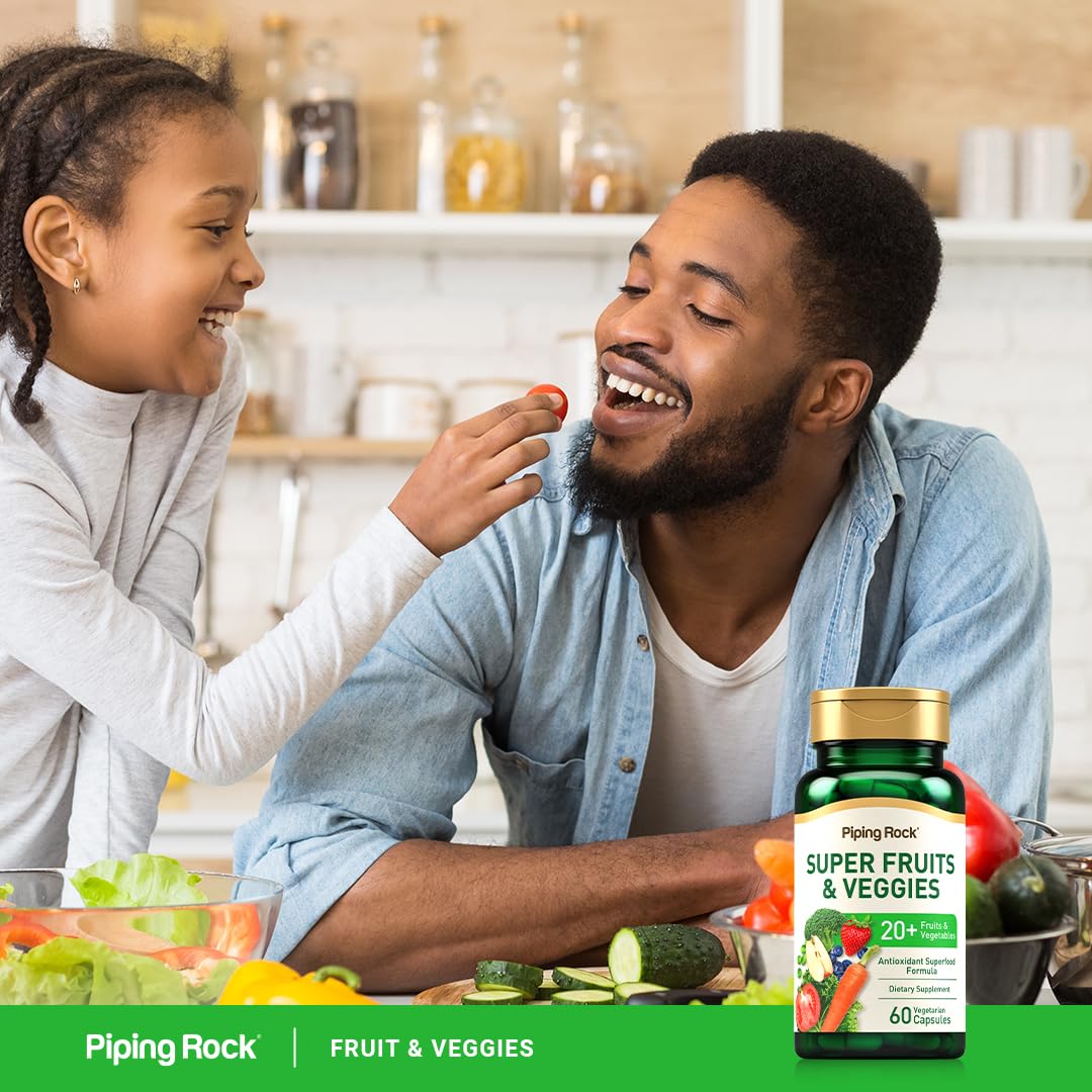 Piping Rock packaging box highlighting eco-friendly packaging and 60 capsules.