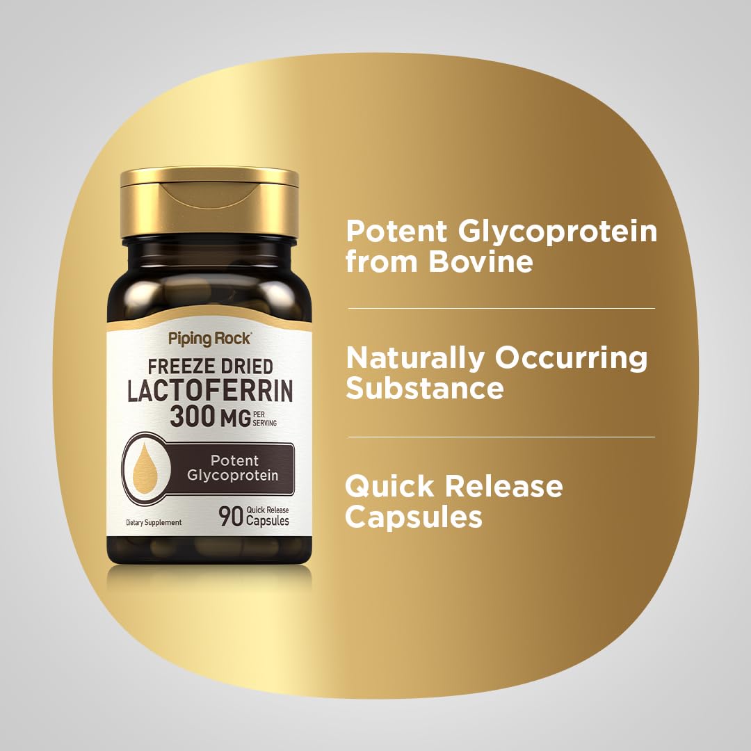Piping Rock gluten-free and non-GMO label highlighted on packaging.