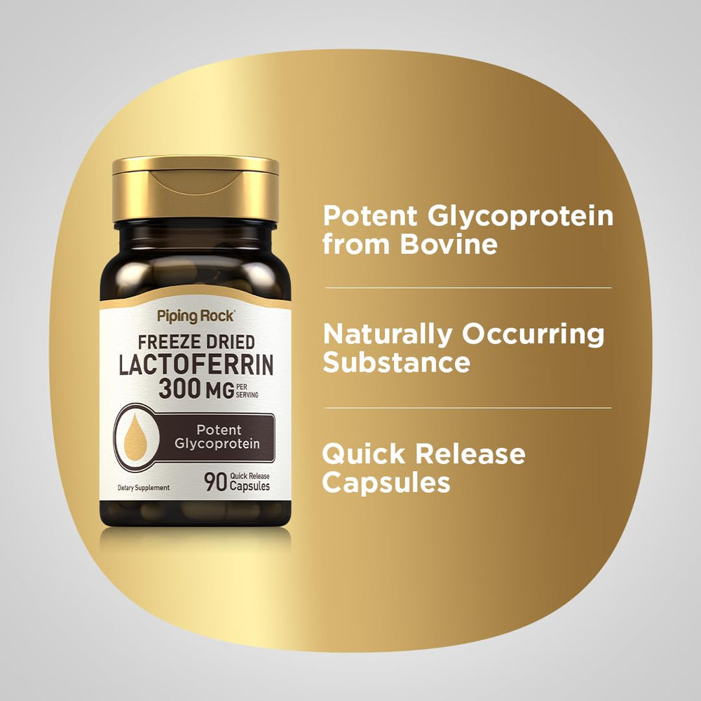 Piping Rock gluten-free and non-GMO label highlighted on packaging.
