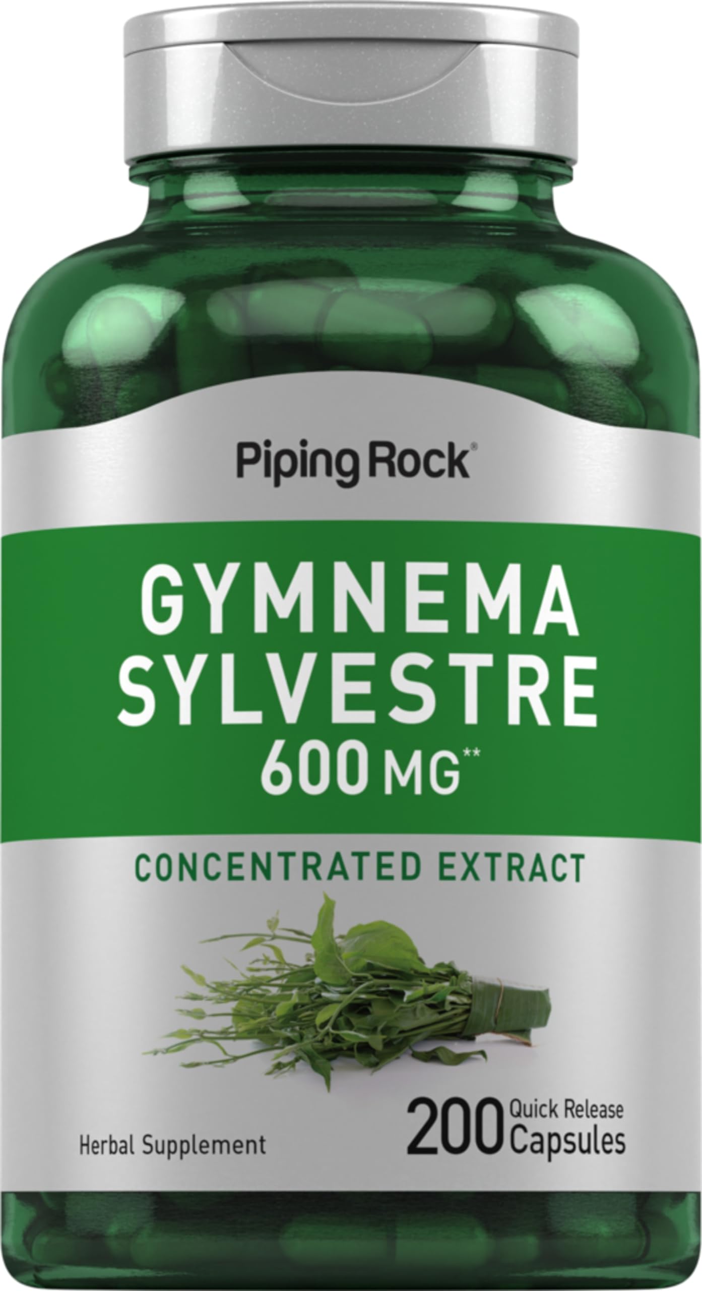 Piping Rock Gymnema Sylvestre bottle for daily wellness.