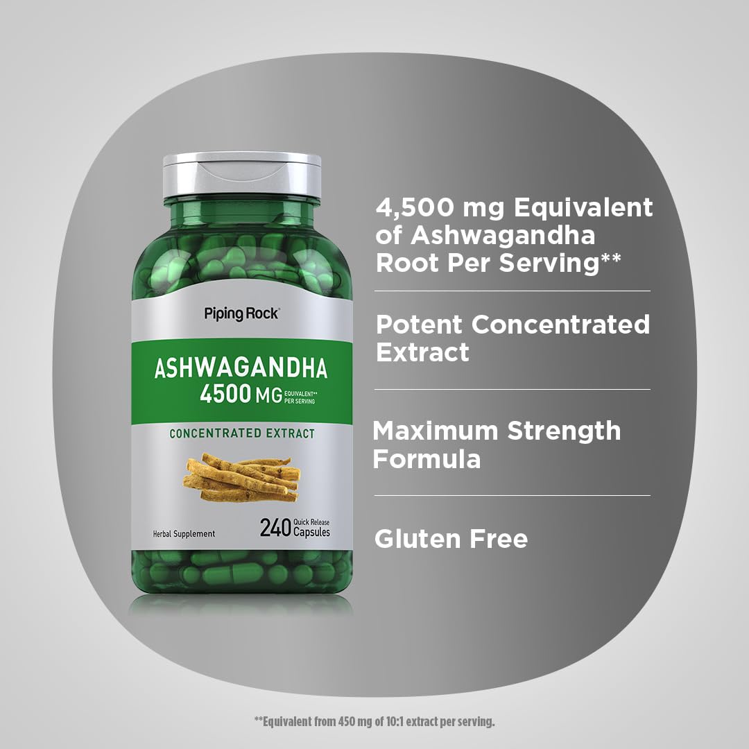Piping Rock ingredient label shows non-GMO and gluten-free formula.