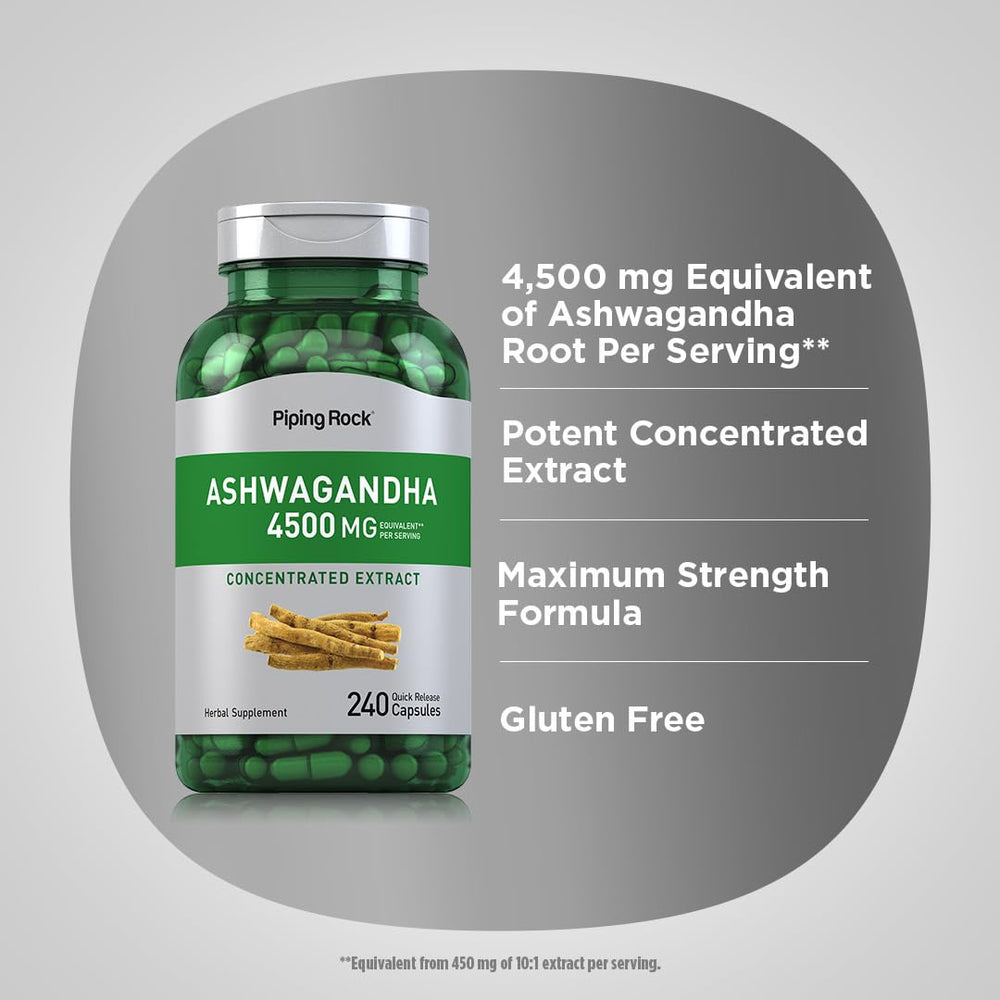 Piping Rock ingredient label shows non-GMO and gluten-free formula.