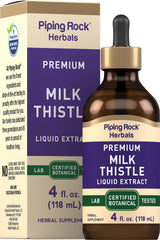 Piping Rock Milk Thistle Extract bottle with label for daily wellness routine