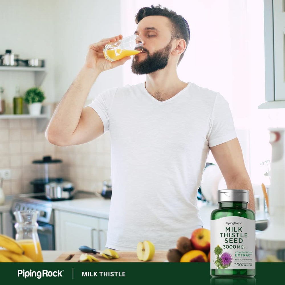 Piping Rock Milk Thistle non-GMO and gluten-free for clean choices.