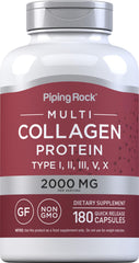 Piping Rock Multi Collagen bottle front for daily wellness exploration.