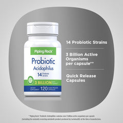Piping Rock bottle open with ready-to-take capsules