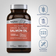 Piping Rock label detail showing non-GMO and gluten-free features