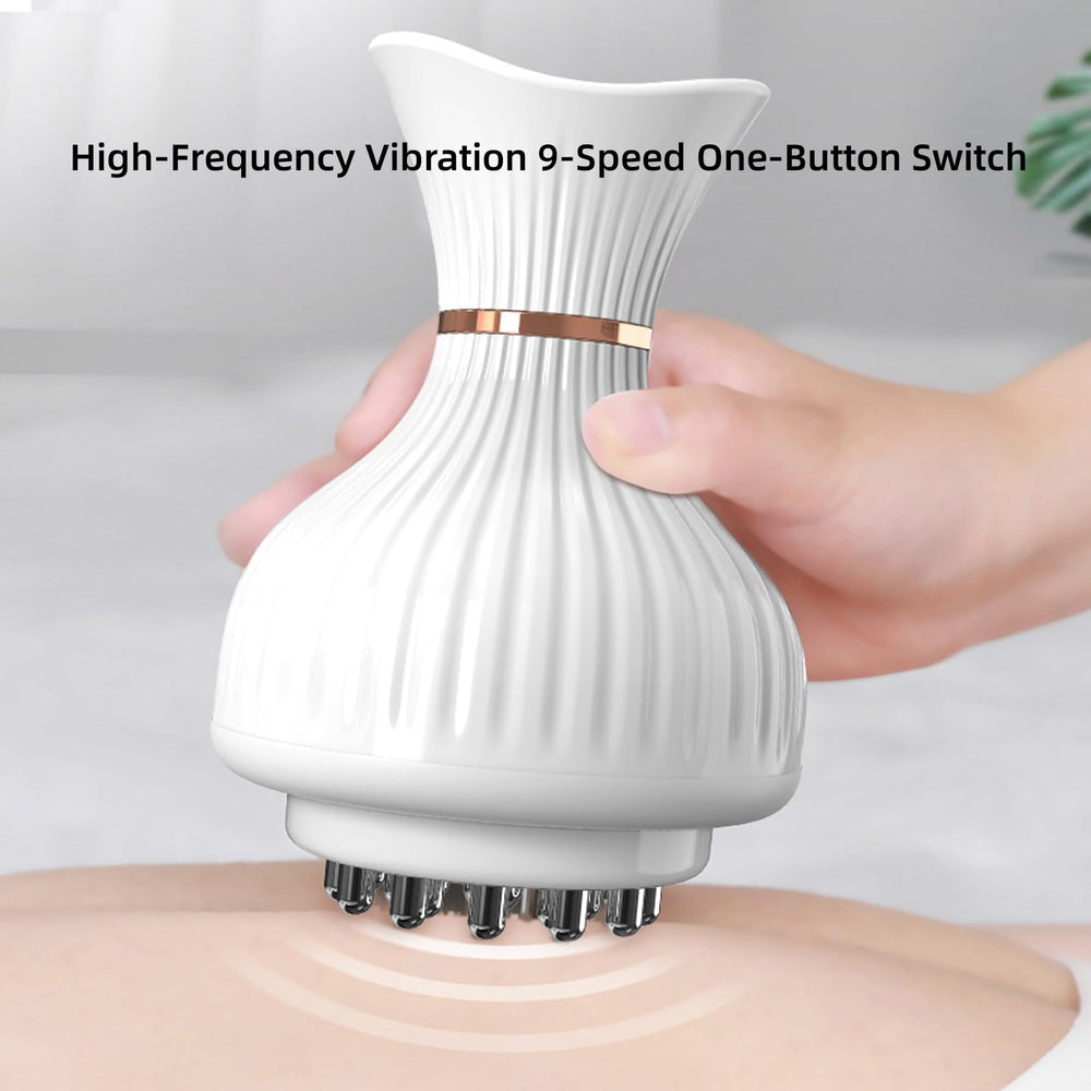PIPLYKI Cleanse massager worn comfortably as a lightweight device.