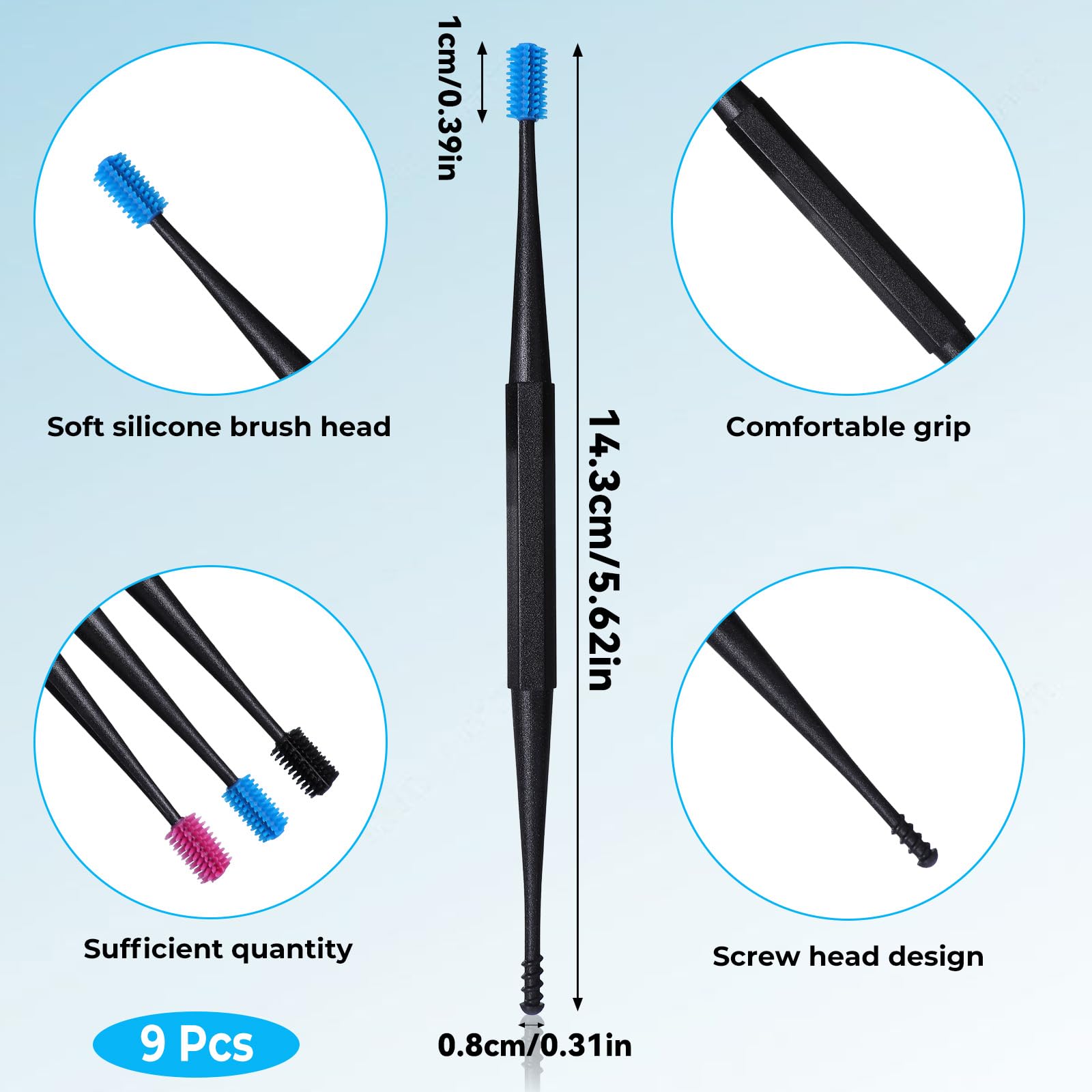 Piriuuo removedor cerumen espiral, seguro para oidos