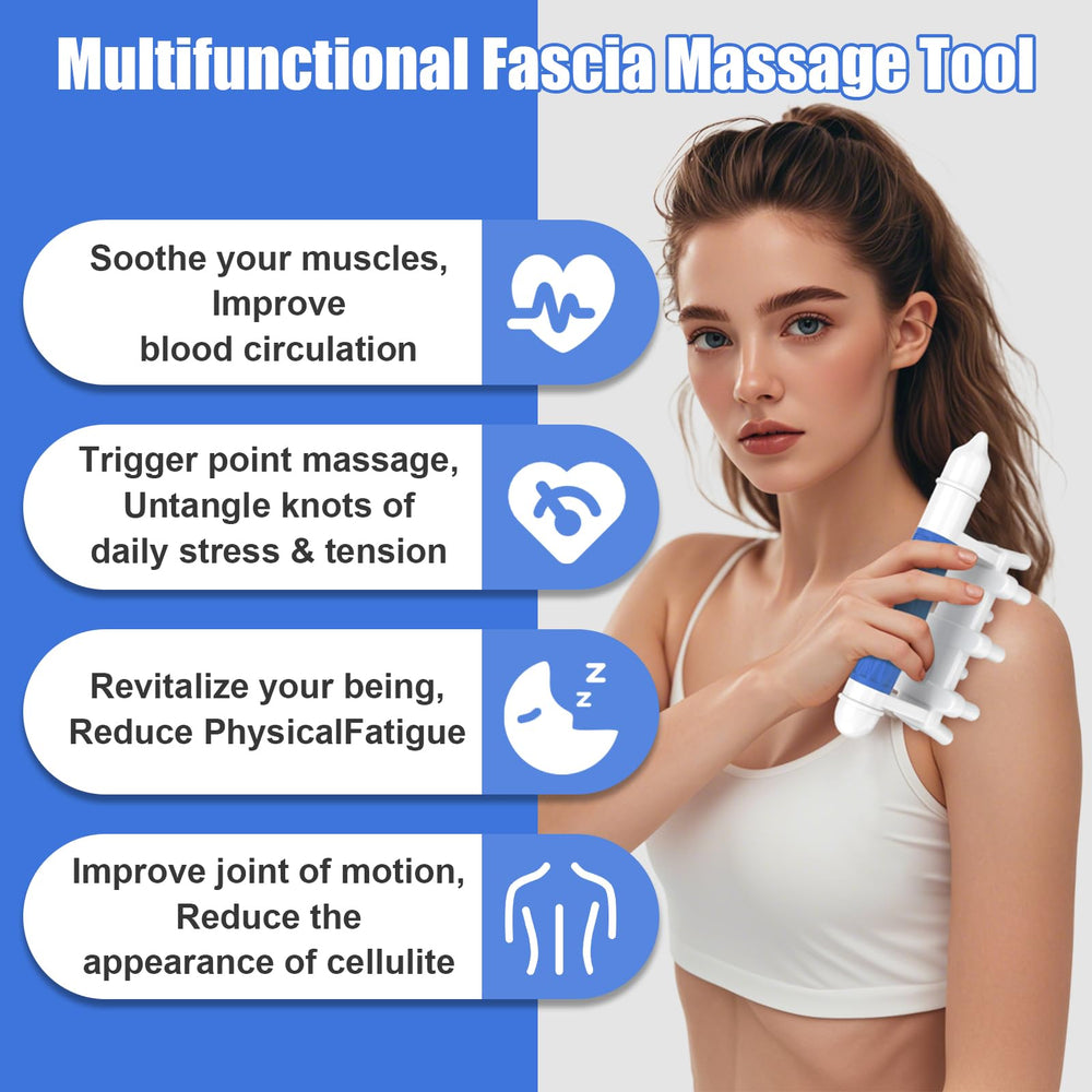Deep tissue release with Pisutu Fascia Blaster supports better circulation.