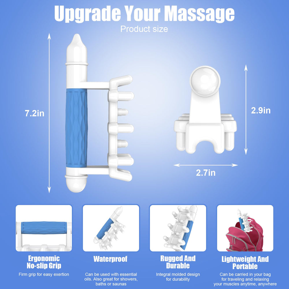Office relaxation with Pisutu Fascia Blaster for quick self massage.