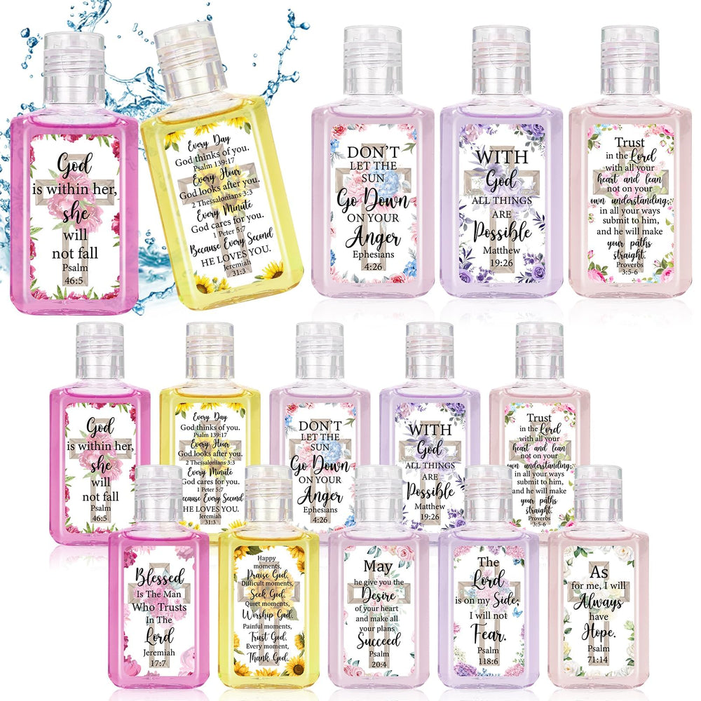 Piuaeue 50pcs hand sanitizers pack designed for events and gifts.
