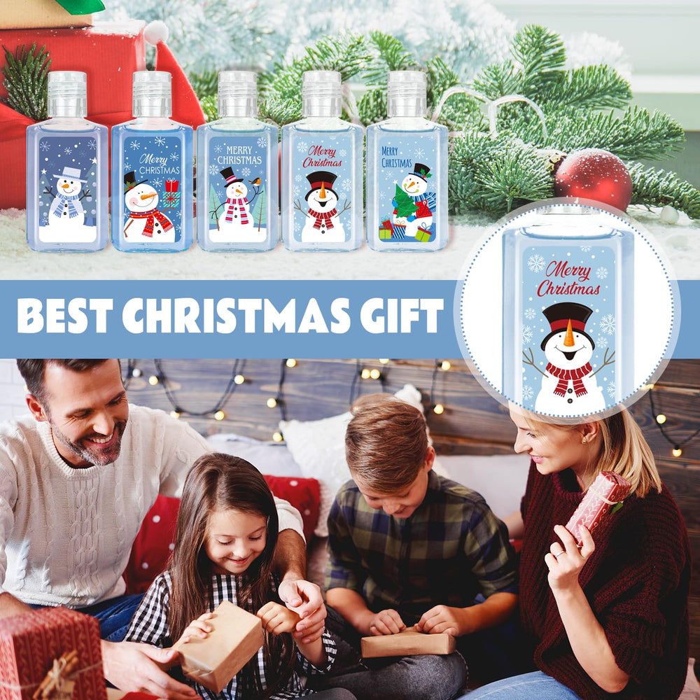 Piuaeue Christmas mini hand sanitizer Portable 1oz size fits in purses and cars.