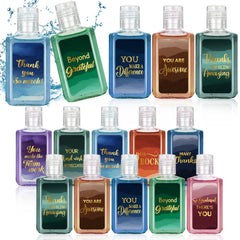 Piuaeue watercolor thank-you hand sanitizer label for gifts and appreciation