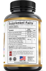 PIUS NATURE 9-in-1 label showing blended ingredients like elderberry and turmeric