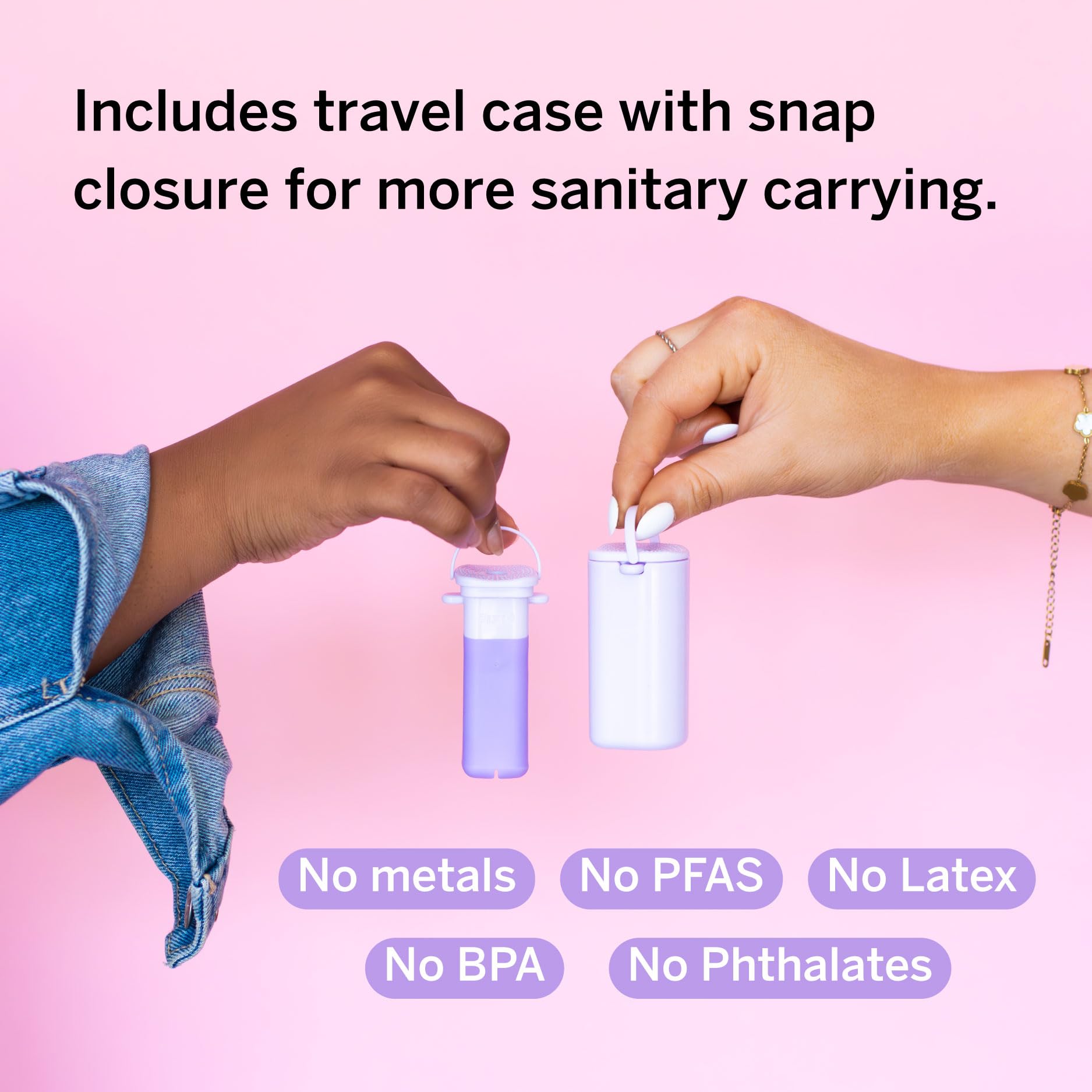 Pixie Cup applicator supports safe cleaning and easy maintenance.
